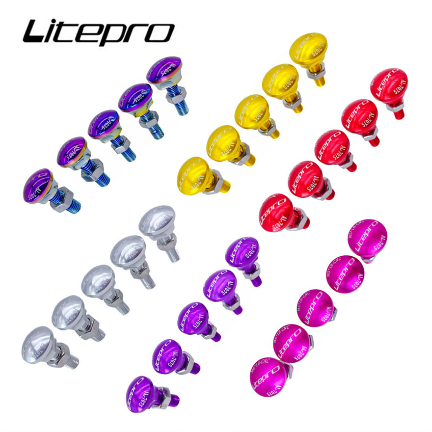 Picture Of Mountain Biking - Litepro 5Pcs vite di fissaggio della
