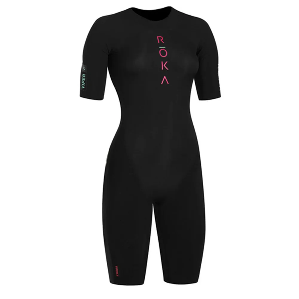 Mountain Biking Jumps - Roka donna manica corta Trisuit Triathlon