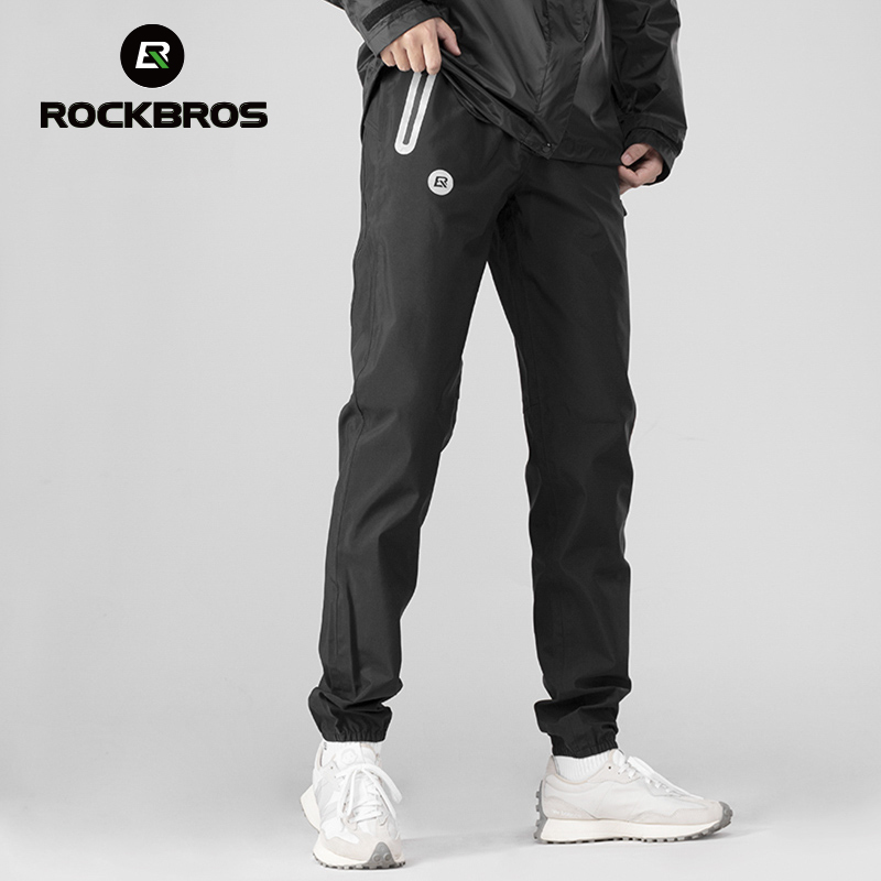 Mountain Biking In The Rain - ROCKBROS pantaloni da trekking impermeabili pantaloni