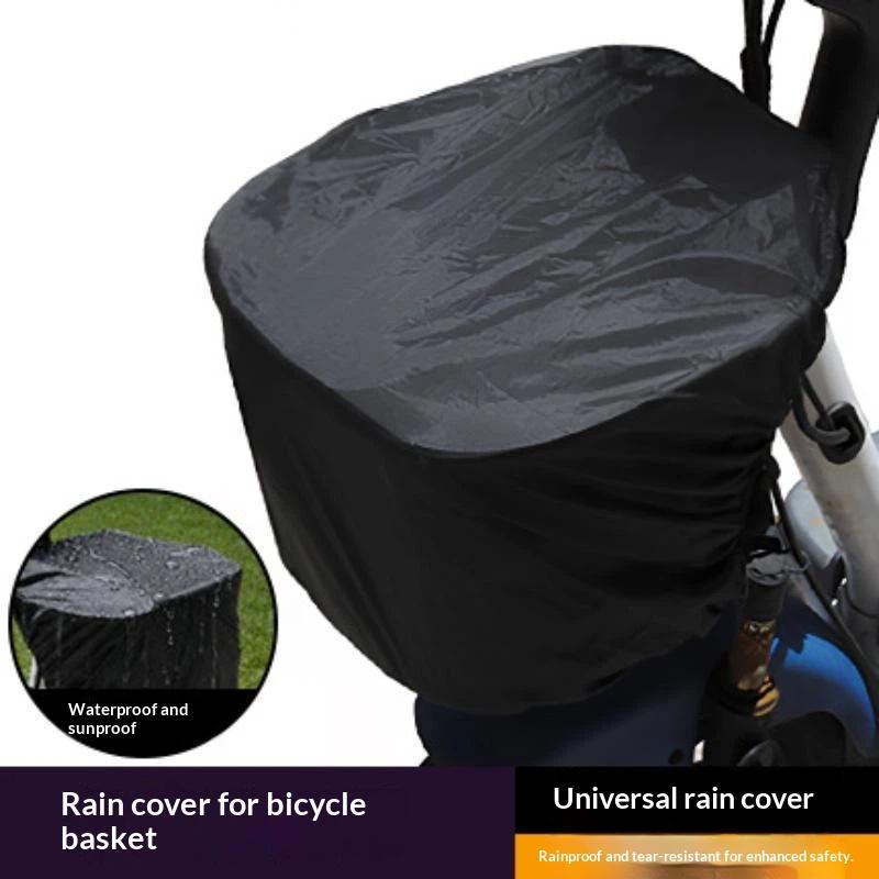Mountain Biking In The Rain - Copertura Impermeabile per Cestino Bici con