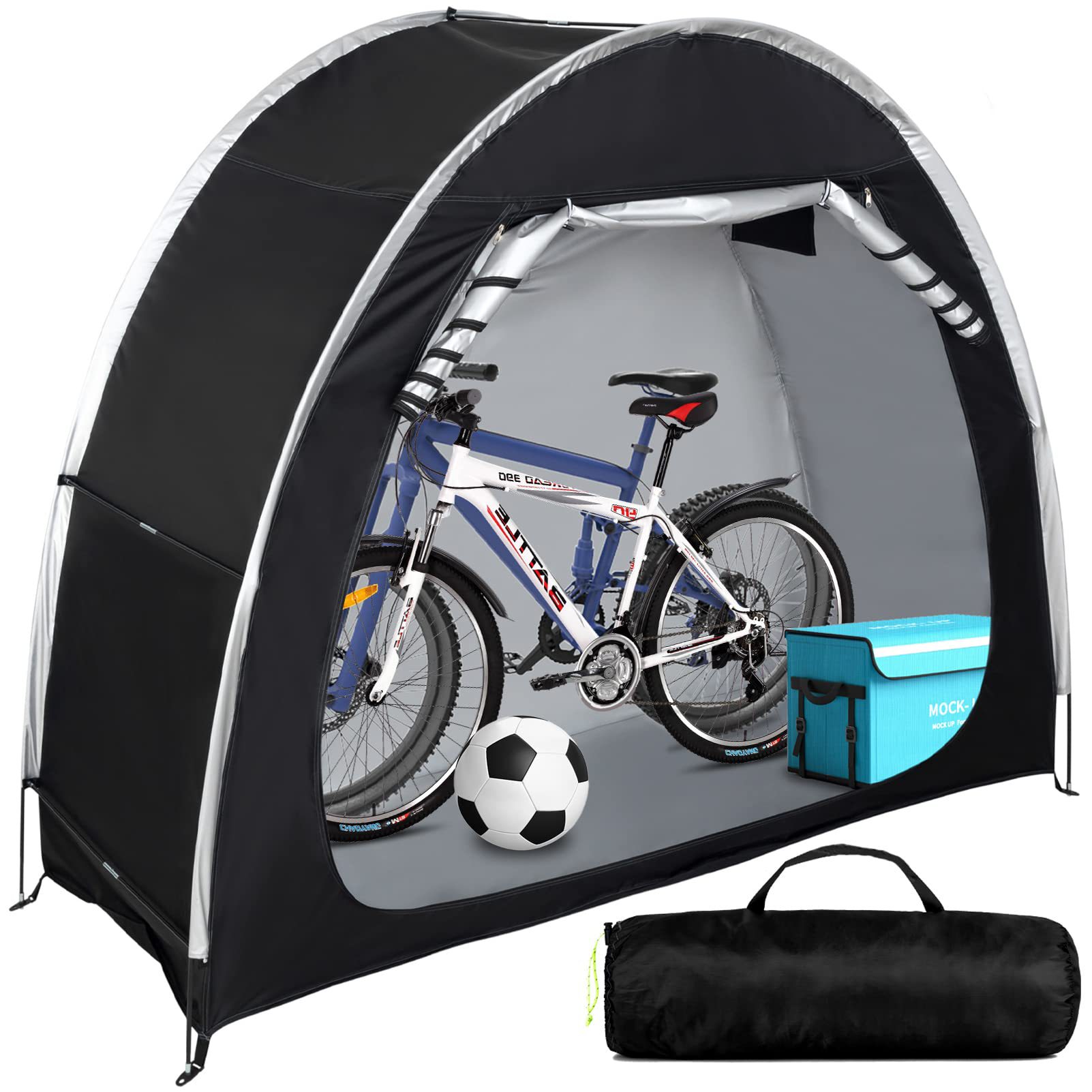 Mountain Biking In The Rain - Sala di stoccaggio 210D tenda da