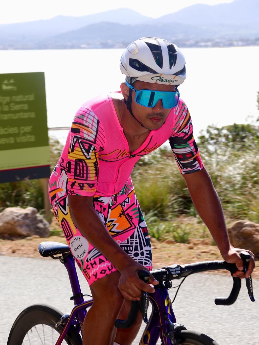 Mountain Biking Jumps - Chaise Cycliste Couture MEN skinsuit abbigliamento