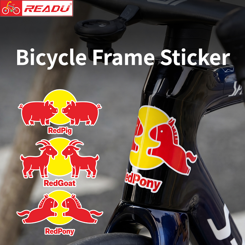 Mountain Biking Quotes - Adesivi per bici READU, adesivo personalizzato