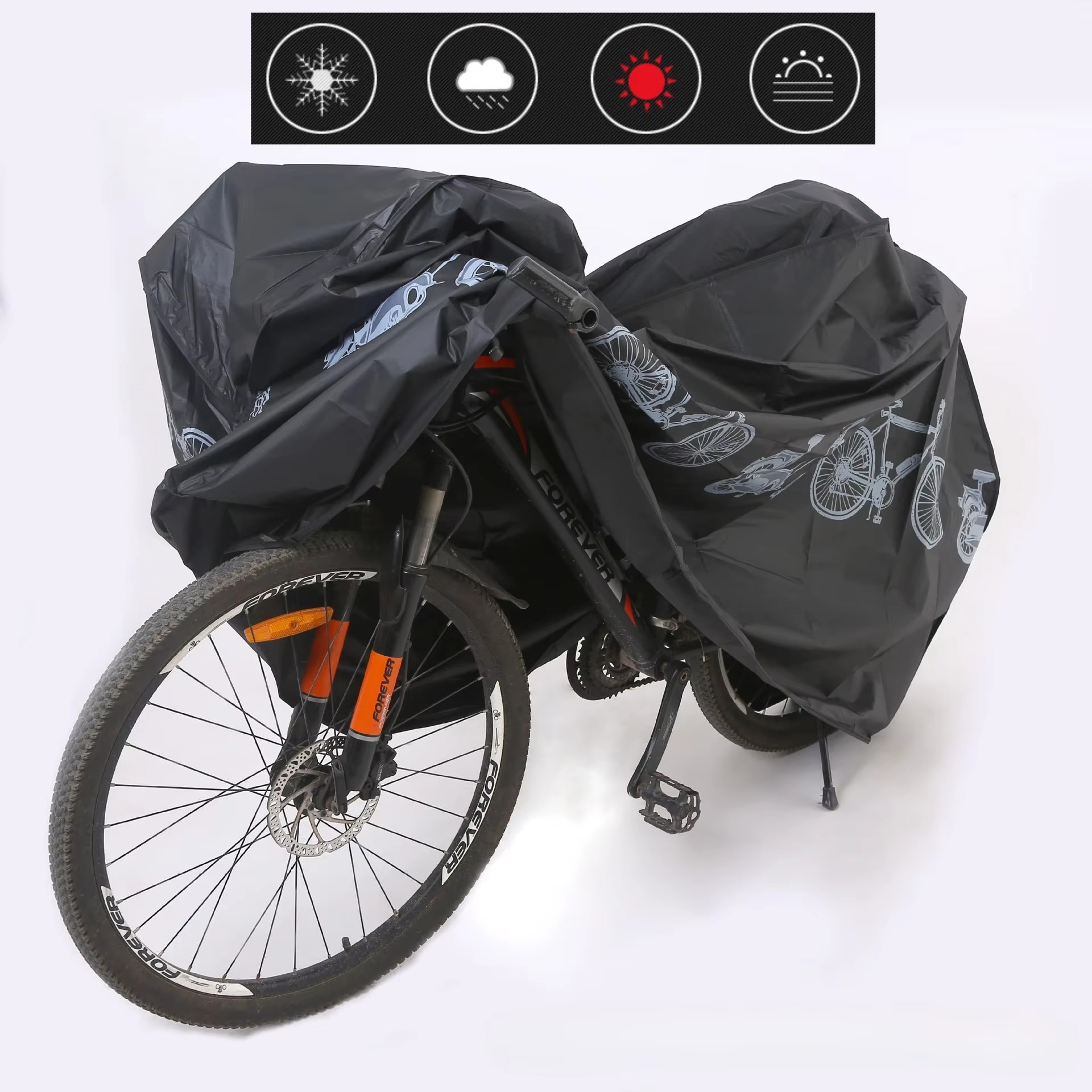 Copertura Impermeabile per Bic - Mountain Biking In The Rain recensione e prezzo