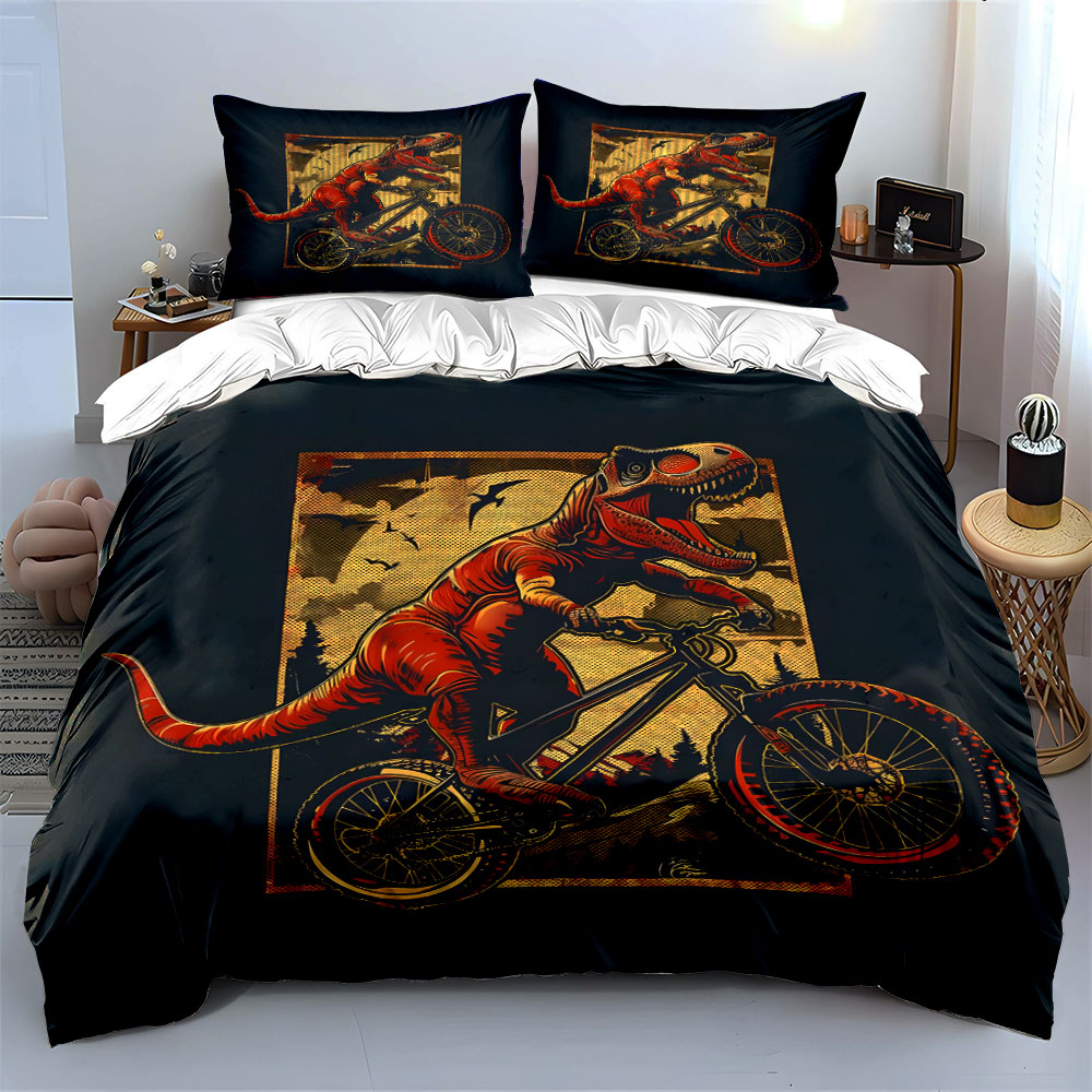 Set Copripiumino 3 Pezzi con S - Mountain Biking Cartoon recensione e prezzo